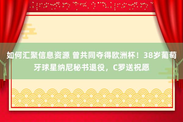 如何汇聚信息资源 曾共同夺得欧洲杯！38岁葡萄牙球星纳尼秘书退役，C罗送祝愿